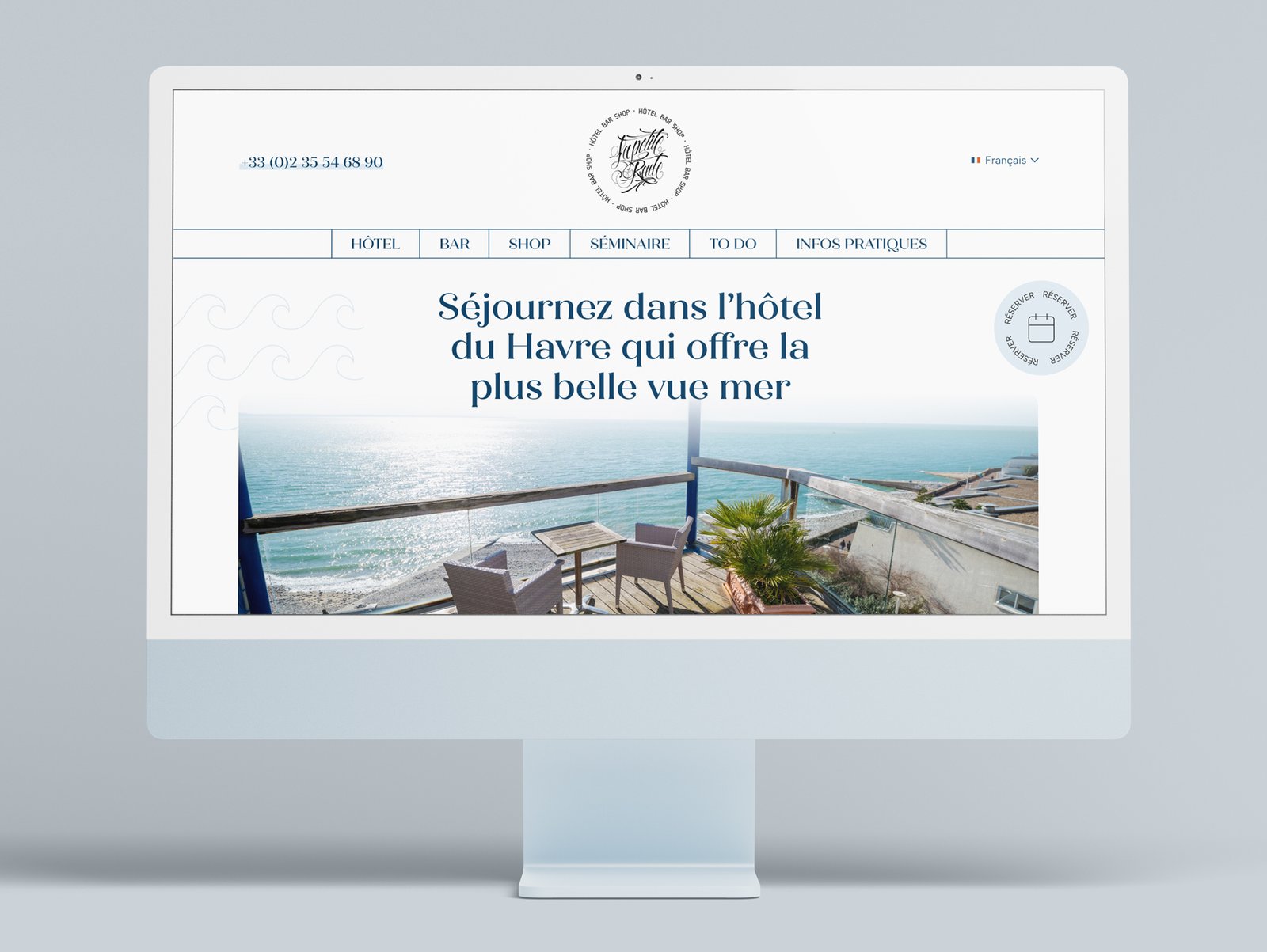 agence de webdesign site web pour hôtel le havre